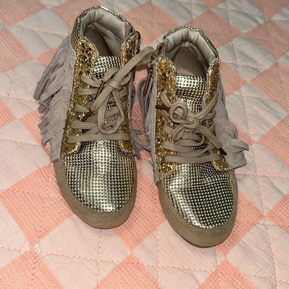 Joyfolie fringe booties sz 9 - Picture 2 of 6